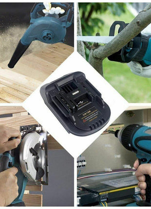 USB Battery Adapter Converter For 20V DEWALT Milwaukee M18 Convert To
