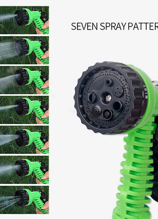 Expanding Expandable Flexible Garden Water Hose w Spray Nozzle 25, 50,