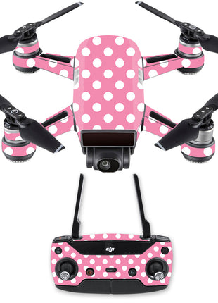 MightySkins DJSPCMB-Mini Dots Skin Decal for DJI Spark Mini Drone Comb