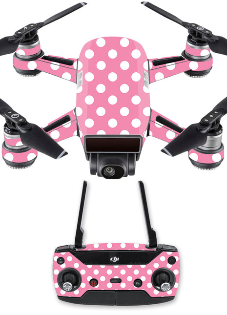 MightySkins DJSPCMB-Mini Dots Skin Decal for DJI Spark Mini Drone Comb