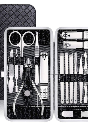 18-Pc Stainless Manicure Kit