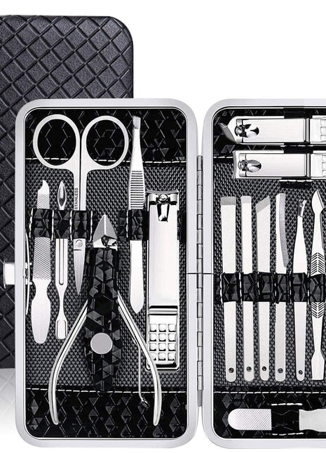 18-Pc Stainless Manicure Kit