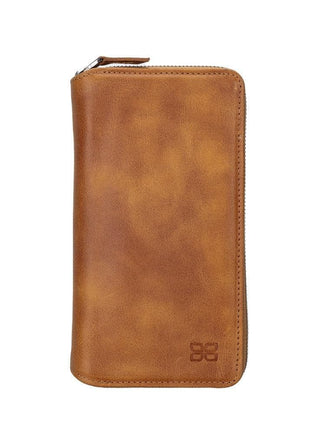 Apple iPhone 14 Series Detachable and Zipper Leather Wallet Case - PMW