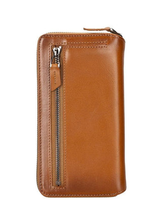 Apple iPhone 14 Series Detachable and Zipper Leather Wallet Case - PMW