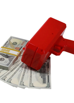 Make It Rain $10,000 Stacks With Money Gun - Full Print