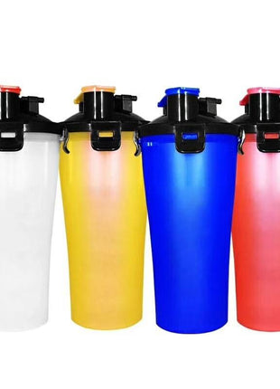 2 in 1 Dog Drinking Water Bottle with Bowls