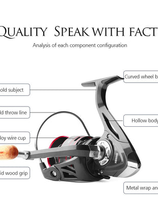 8KG Spinning reel Handle Line Spool Fishing Reel