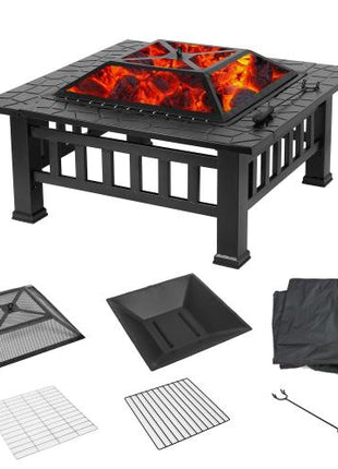 Upland Charcoal Fire Pit Ice Pit Outdoor Fire Pit with Cover