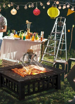 Upland Charcoal Fire Pit Ice Pit Outdoor Fire Pit with Cover