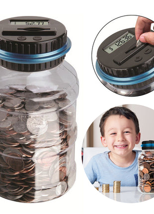 Digital Coin Counting Money Saving Box LCD Display
