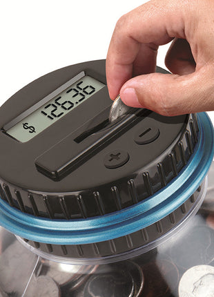 Digital Coin Counting Money Saving Box LCD Display
