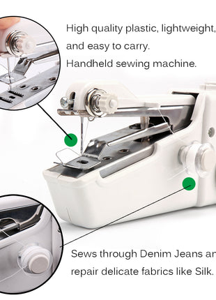 Portable Handheld Sewing Machine with Accessories