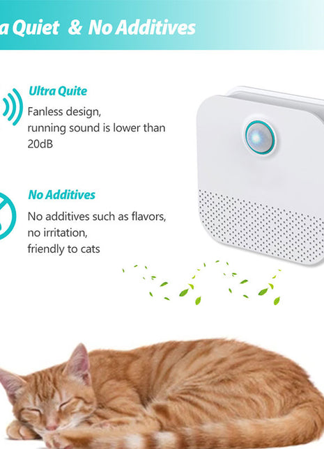 Smart Cat Odor Purifier for Cat Litter Box Deodorizer Dog Air Cleaner