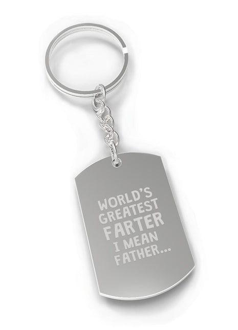 Farter Father Fathers Day Gift Novelty Key Chain