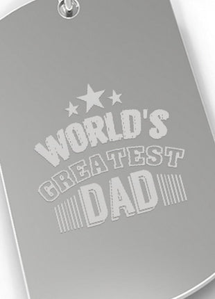 World's Greatest Dad Nickel Key Chain Unique Gifts