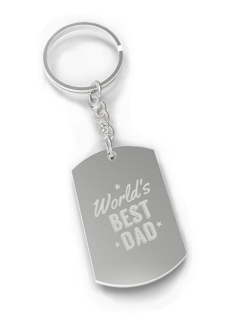 Worlds Best Dad Car Key Chain For Dad Perfect