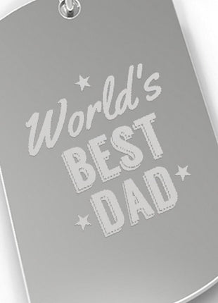 Worlds Best Dad Car Key Chain For Dad Perfect
