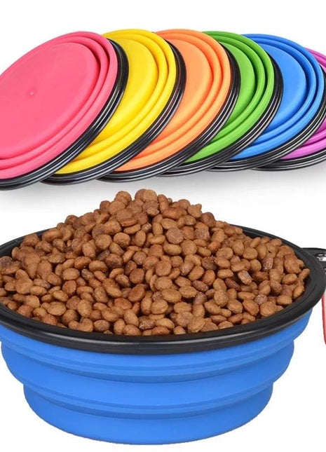 COLLAPSIBLE SILICONE TRAVEL PET BOWL