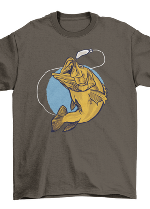 Black Bass Fish Fishing Angler Angling River Outdoor Animal T-shirt