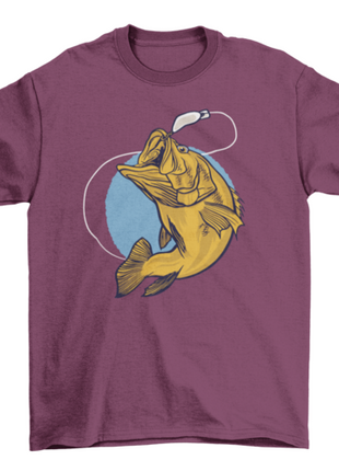 Black Bass Fish Fishing Angler Angling River Outdoor Animal T-shirt