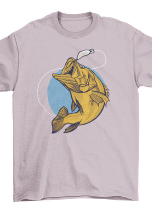 Black Bass Fish Fishing Angler Angling River Outdoor Animal T-shirt