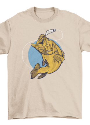 Black Bass Fish Fishing Angler Angling River Outdoor Animal T-shirt