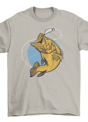 Black Bass Fish Fishing Angler Angling River Outdoor Animal T-shirt