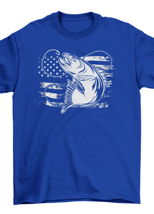 American grunge fishing t-shirt
