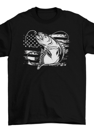 American grunge fishing t-shirt