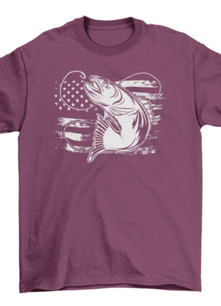 American grunge fishing t-shirt