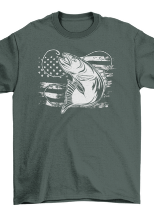 American grunge fishing t-shirt
