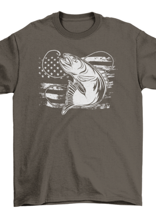 American grunge fishing t-shirt