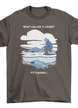 Ice fishing t-shirt