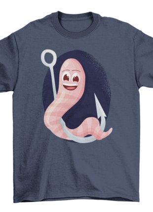 Fishing lure worm t-shirt