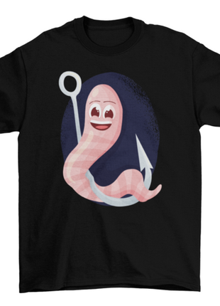 Fishing lure worm t-shirt