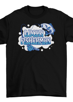 Fishing rod and fish quote t-shirt