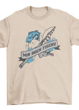Fishing rod and fish t-shirt