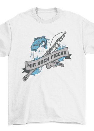Fishing rod and fish t-shirt