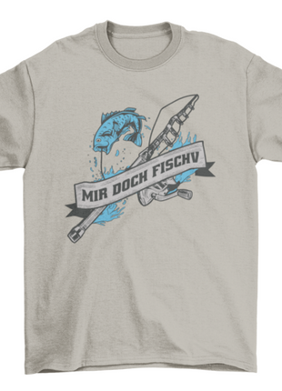 Fishing rod and fish t-shirt