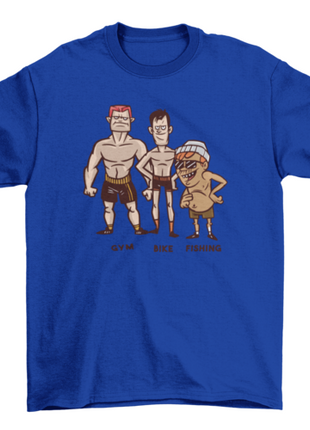 Fishing fitness t-shirt design