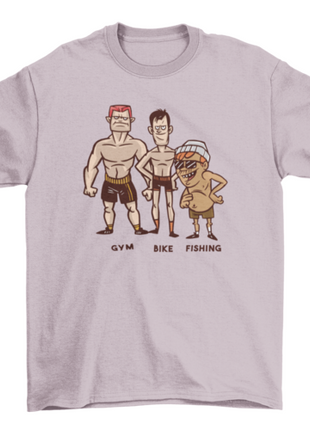 Fishing fitness t-shirt design