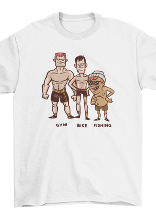 Fishing fitness t-shirt design