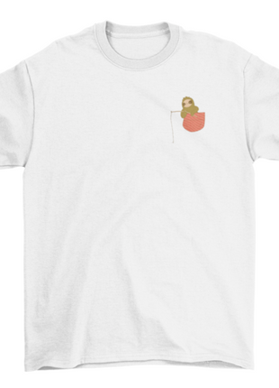 Fishing sloth t-shirt