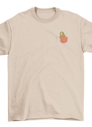 Fishing sloth t-shirt