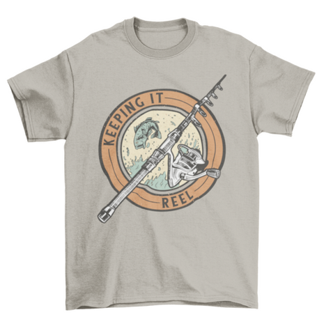 Reel pun fishing hobby t-shirt