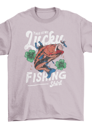 Lucky fishing t-shirt