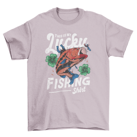 Lucky fishing t-shirt