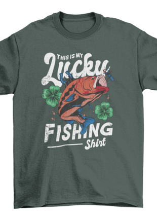 Lucky fishing t-shirt