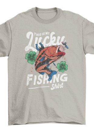 Lucky fishing t-shirt