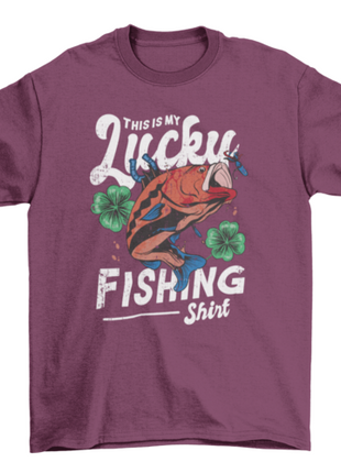 Lucky fishing t-shirt